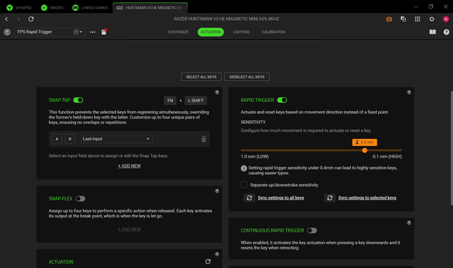 Tr&ecirc;n tay b&agrave;n ph&iacute;m Hall Effect đầu ti&ecirc;n của Razer: Nhỏ gọn, 8.000 Hz, kiểm so&aacute;t từng milimet h&agrave;nh tr&igrave;nh v&agrave; đầy đủ &ldquo;vũ kh&iacute;&rdquo; cho game thủ- Ảnh 24.