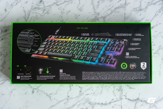 Trên tay Razer Huntsman V3 Pro Low-profile TKL 8KHz: Razer đã làm điều chưa hãng bàn phím nào từng làm- Ảnh 2.