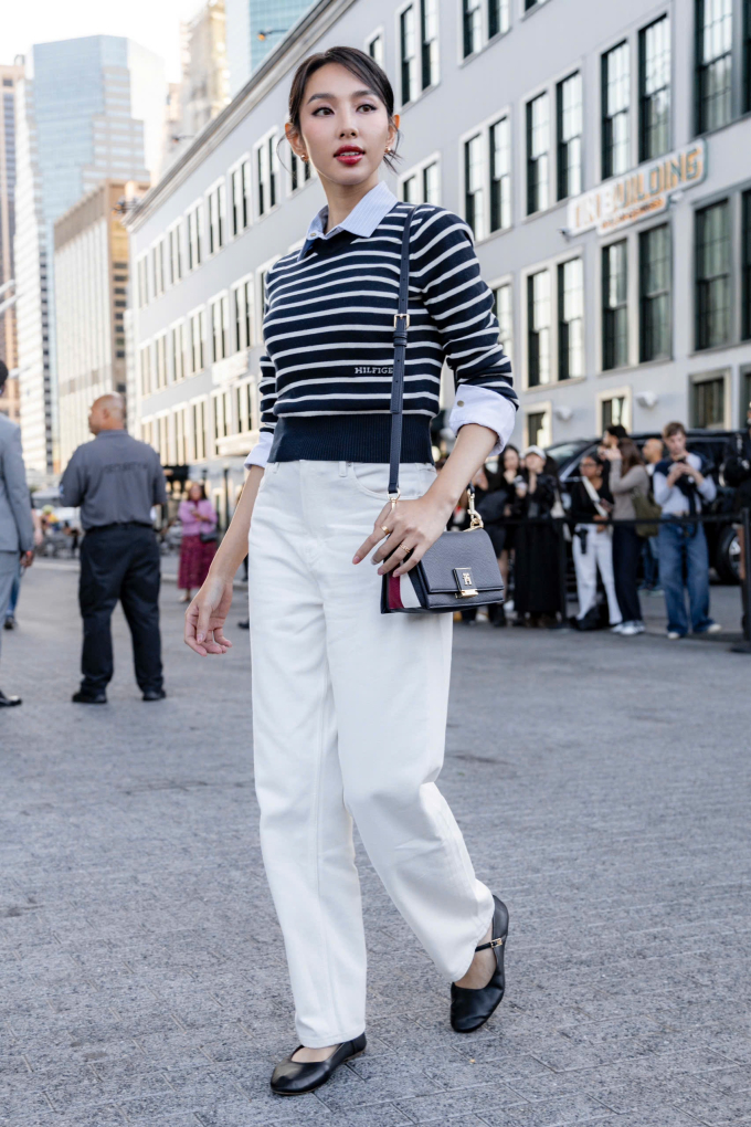 Thùy Tiên là sao Việt duy nhất cùng dàn nghệ sĩ quốc tế tham dự New York Fashion Week 2024- Ảnh 4.