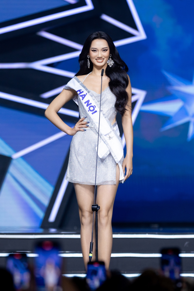 Quỳnh Anh khoe nhan sắc cuốn hút, lọt Top 5 thí sinh diễn dạ hội xuất sắc tại bán kết "Miss Universe Vietnam 2024- Ảnh 2.