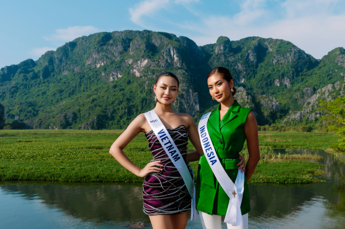 Thí sinh Miss Cosmo 2024 mê đắm vẻ đẹp non nước kỳ vĩ, trải nghiệm du lịch và ẩm thực Ninh Bình- Ảnh 3.