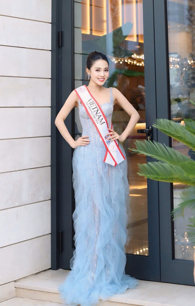 Á hậu Đỗ Hà Trang nhanh chóng hòa nhập, gây ấn tượng với món quà ý nghĩa tại "The Miss Globe 2024"- Ảnh 1.