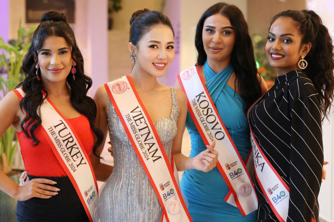 Á hậu Đỗ Hà Trang nhanh chóng hòa nhập, gây ấn tượng với món quà ý nghĩa tại "The Miss Globe 2024"- Ảnh 2.