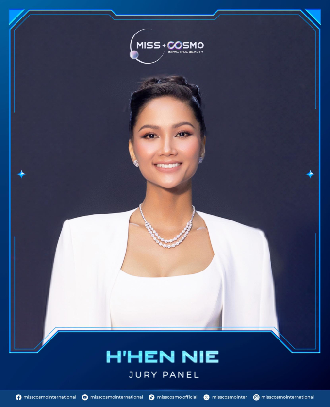 Hoa hậu Hoàn vũ Việt Nam 2017 - H'Hen Niê đảm nhận vị trí giám khảo tại "Miss Cosmo 2024"- Ảnh 2.