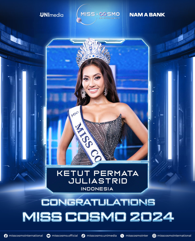 Đại diện Indonesia đăng quang Miss Cosmo 2024, Xuân Hạnh xuất sắc ghi tên vào Top 5- Ảnh 21.