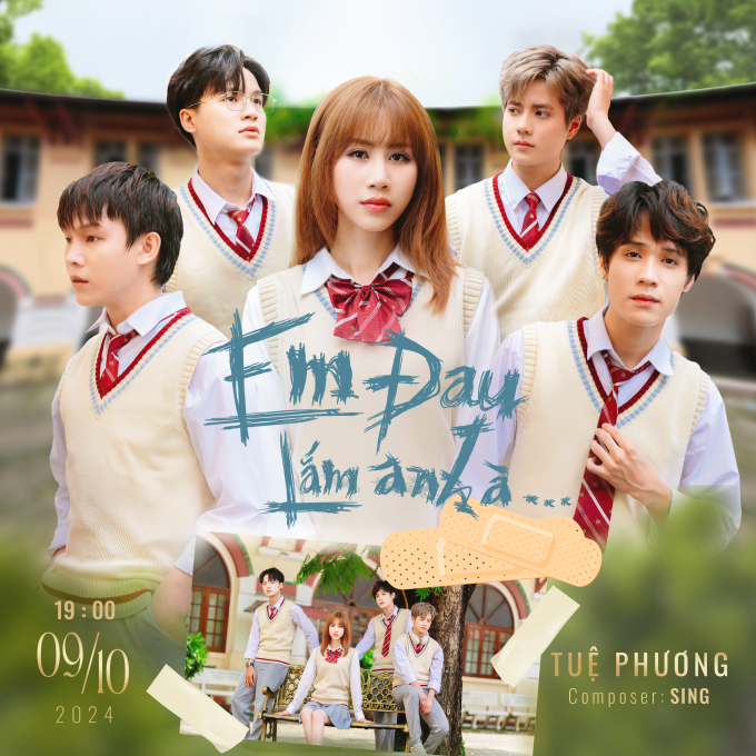 Sau bài hit "Em lại nhớ anh rồi", Tuệ Phương chính thức ra mắt MV đầu tay về tình yêu tuổi học trò- Ảnh 1.