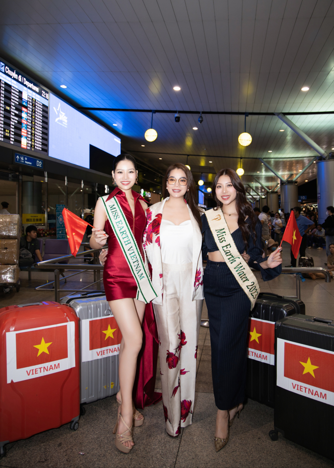 Cao Ngọc Bích lên đường dự thi Miss Earth 2024, được các đàn chị dặn dò kỹ lưỡng khi chinh chiến quốc tế- Ảnh 1.