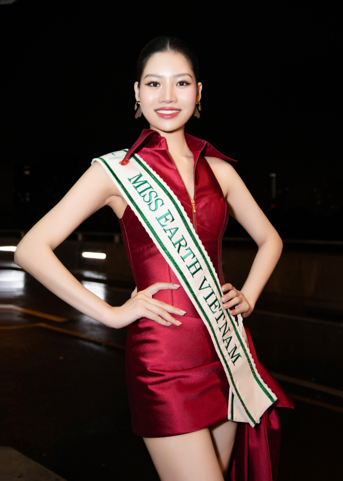 Cao Ngọc Bích lên đường dự thi Miss Earth 2024, được các đàn chị dặn dò kỹ lưỡng khi chinh chiến quốc tế- Ảnh 5.