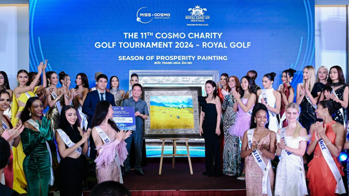 Royal Long An Golf & Villas góp phần tạo nên sự thành công của "Miss Cosmo 2024"- Ảnh 3.