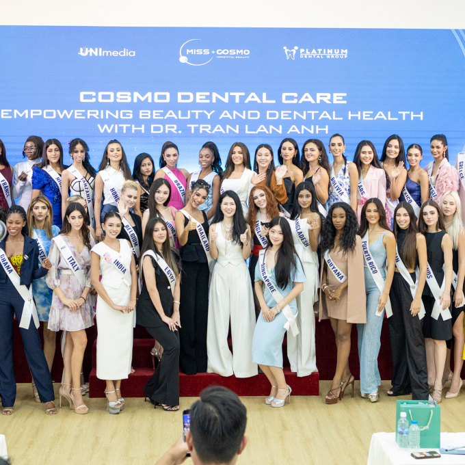 Cố vấn nha khoa thẩm mỹ của Miss Cosmo 2024 chia sẻ bí quyết chăm sóc răng miệng cùng dàn thí sinh- Ảnh 4.