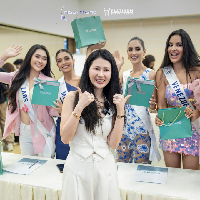 Cố vấn nha khoa thẩm mỹ của Miss Cosmo 2024 chia sẻ bí quyết chăm sóc răng miệng cùng dàn thí sinh- Ảnh 5.