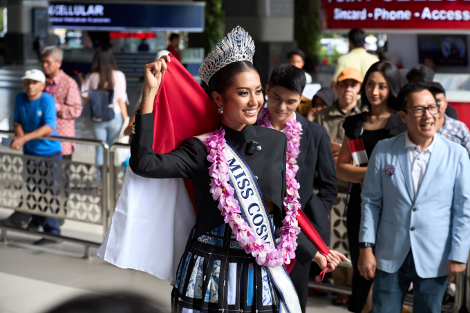 Miss Cosmo 2024 - Tata Juliastrid gặp gỡ Bộ trưởng Bộ Du lịch Indonesia trong chuyến Homecoming hoàng tráng- Ảnh 3.