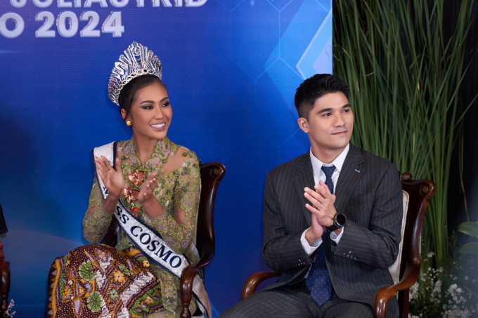 Miss Cosmo 2024 - Tata Juliastrid gặp gỡ Bộ trưởng Bộ Du lịch Indonesia trong chuyến Homecoming hoàng tráng- Ảnh 5.