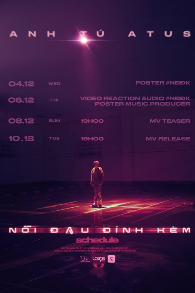 Anh Tú Atus tung poster "Nỗi đau đính kèm", chính thức trở lại đường đua âm nhạc- Ảnh 2.