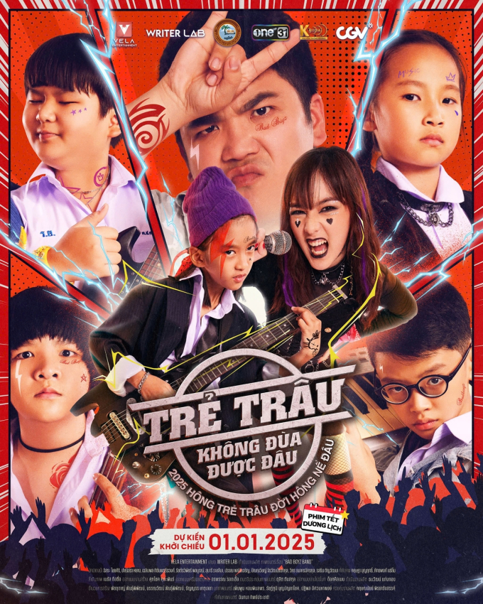 Phim Thái Lan “Trẻ trâu không đùa được đâu": Hành trình cậu bé lém lỉnh "cưa" chị đẹp bằng nhạc Rock- Ảnh 1.