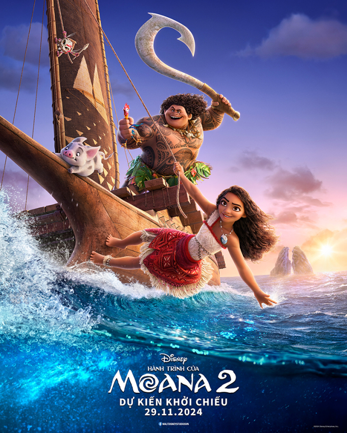 Quán quân "Chinh phục thần tượng 2023" - Yoon Nguyên lồng tiếng vai nữ chính, hát 6 bài nhạc phim "Moana 2"- Ảnh 1.