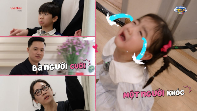Mẹ vắng nhà Ba là siêu nhân: Bé Bún gào khản cả giọng vì tưởng mình thật sự “tàng hình”- Ảnh 5.