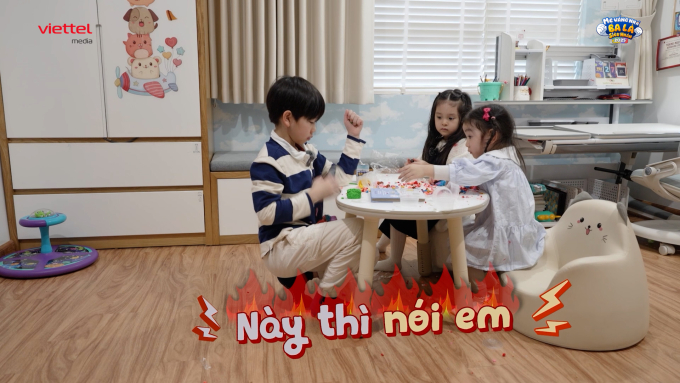 "Mẹ vắng nhà Ba là siêu nhân 2025" tập 6: Pam khiến Dừa bật khóc, Đậu bức xúc khi em gái không nghe lời- Ảnh 5.