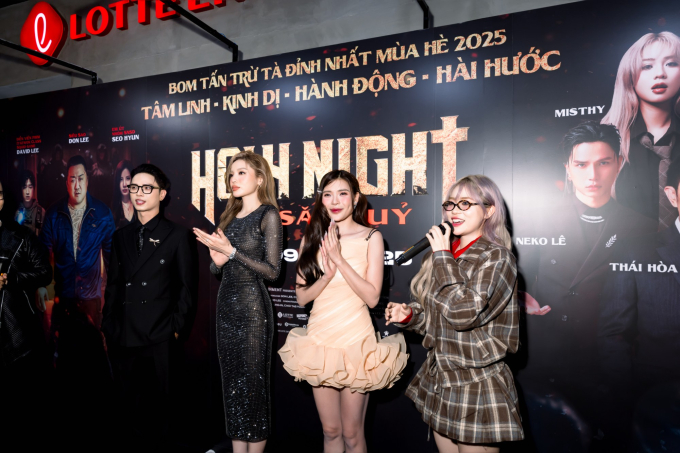 Dàn sao lồng tiếng Thái Hòa - Kỳ Duyên - Misthy lần đầu thưởng thức trọn vẹn phim "Holy Night: Đội săn quỷ"- Ảnh 2.