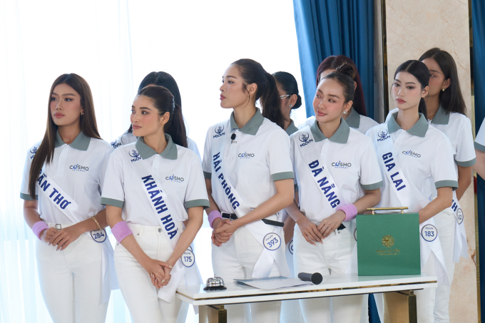 Tập 3 Miss Cosmo Vietnam: Minh Nhàn bị "tắt tiếng" giữa trận đấu, thí sinh căng thẳng thay đổi vị trí đội trưởng- Ảnh 1.
