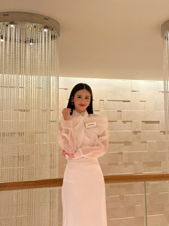 Ý Nhi đưa khát vọng chắp cánh cho trẻ em Việt Nam vào phần thi Head To Head Challenge tại "Miss World"- Ảnh 2.