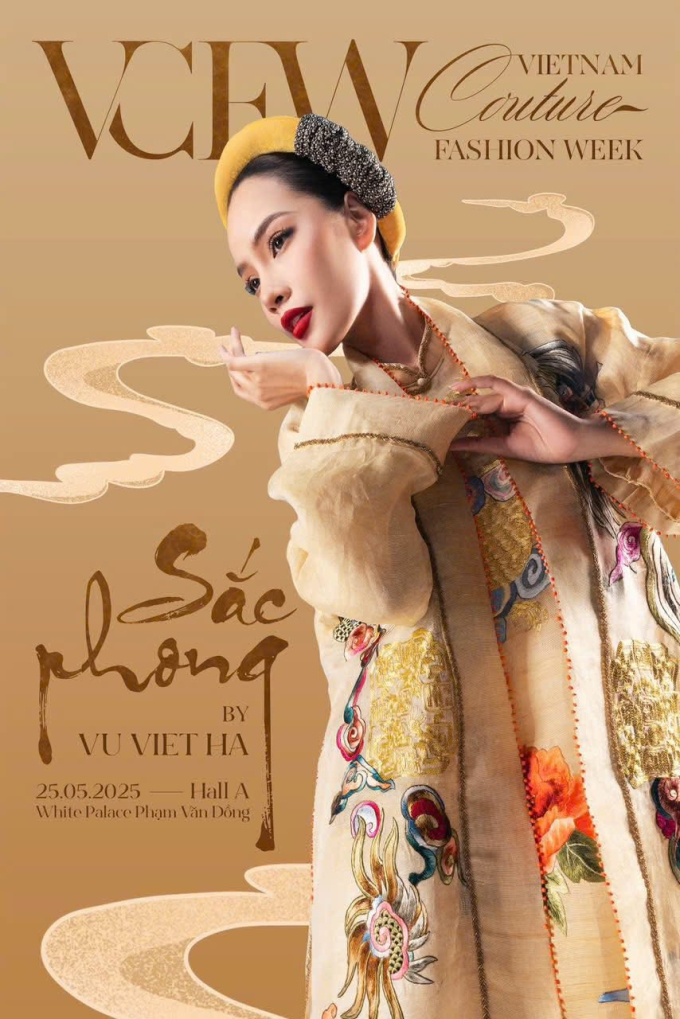 Lê Hoàng Phương "càn quét" 5 show tại Vietnam Couture Fashion Week với vai trò vedette - first face- Ảnh 3.