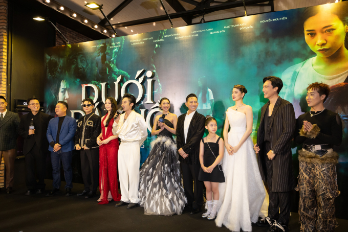 Karen khoe nhan sắc quyến rũ, dàn anh tài đổ bộ thảm đỏ ra mắt phim "Dưới đáy hồ" ủng hộ Kay Trần - Thanh Duy- Ảnh 5.