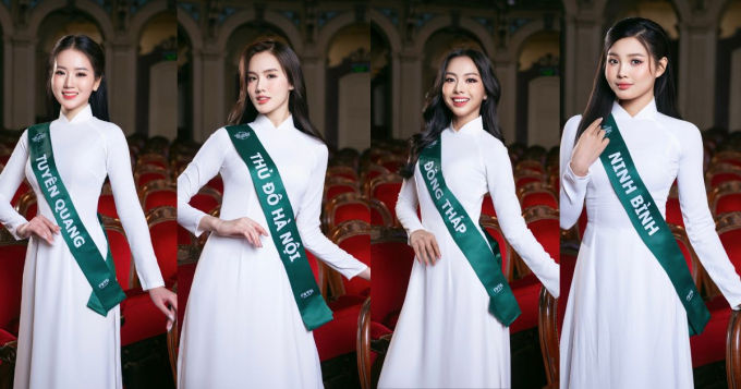 Top 46 thí sinh "Hoa hậu Trái Đất Việt Nam 2025" diện áo dài trắng nền nã trong bộ ảnh ra mắt- Ảnh 5.