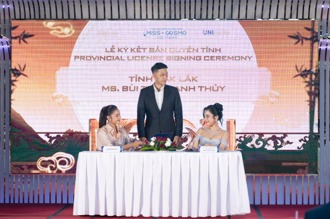 Thủy Bùi trình diễn ấn tượng tại Miss Cosmo Vietnam 2025, nhận chức "Giám đốc Bản quyền Đắk Lắk"- Ảnh 3.