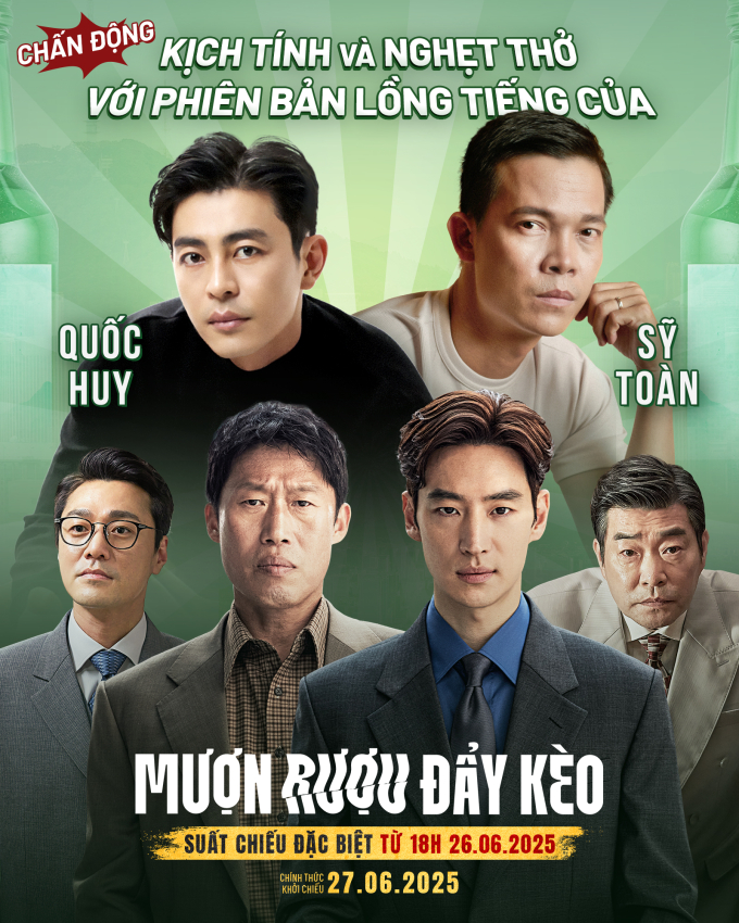 “Thám Tử Kiên” Quốc Huy lồng tiếng vai chính của tài tử Lee Je-hoon trong phim "Mượn rượu đẩy kèo"- Ảnh 2.