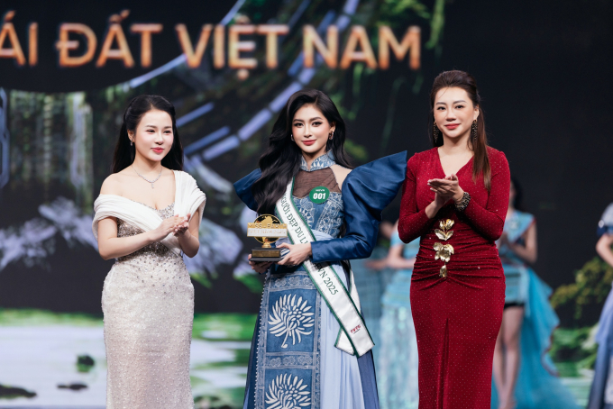 Người đẹp Hải Dương - Trâm Anh đăng quang Miss Earth Vietnam 2025, Thiên Hương giành giải Á hậu 1- Ảnh 3.
