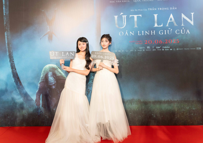 Chị em Mai Mỹ Ngân - Mai Cát Vi trầy trật hóa ma nữ hai đầu trong "Út Lan: Oán linh giữ của"- Ảnh 4.