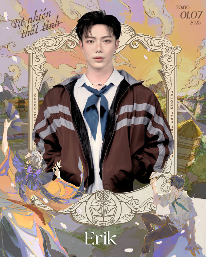 Erik, Ngọc Phước khoe visual với style học đường trong MV "Tự nhiên thất tình" của Nguyễn Trần Trung Quân- Ảnh 3.