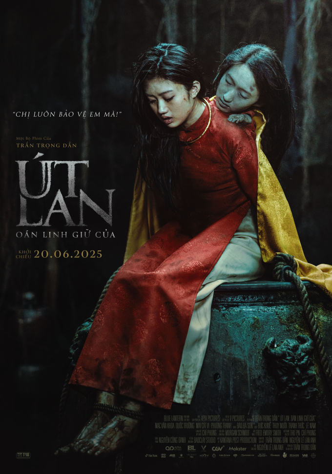 Chị em Mai Mỹ Ngân - Mai Cát Vi trầy trật hóa ma nữ hai đầu trong "Út Lan: Oán linh giữ của"- Ảnh 1.