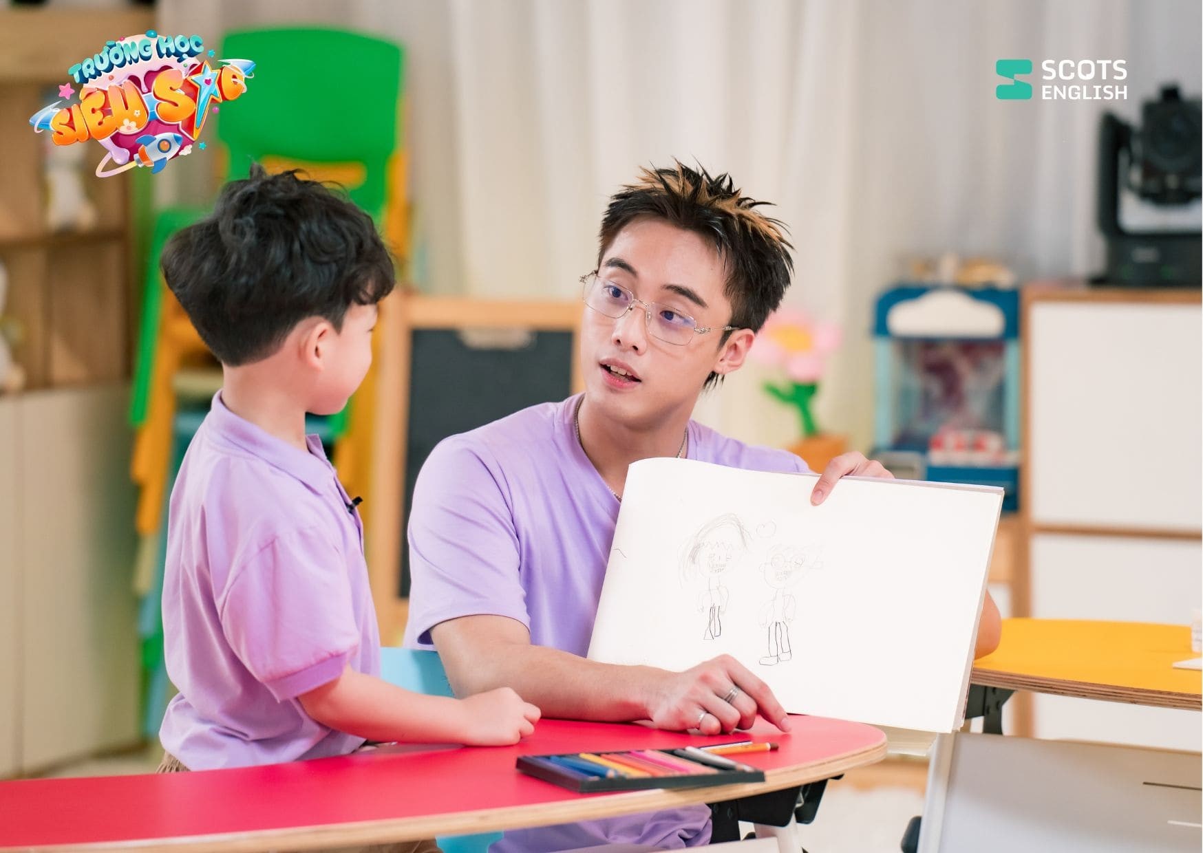 Trường Học Si&ecirc;u Sao Tập 2: L&acirc;m Vỹ Dạ tiếp tục đ&oacute;ng vai phản diện, MinHee &ograve;a kh&oacute;c nức nở - Ảnh 3.