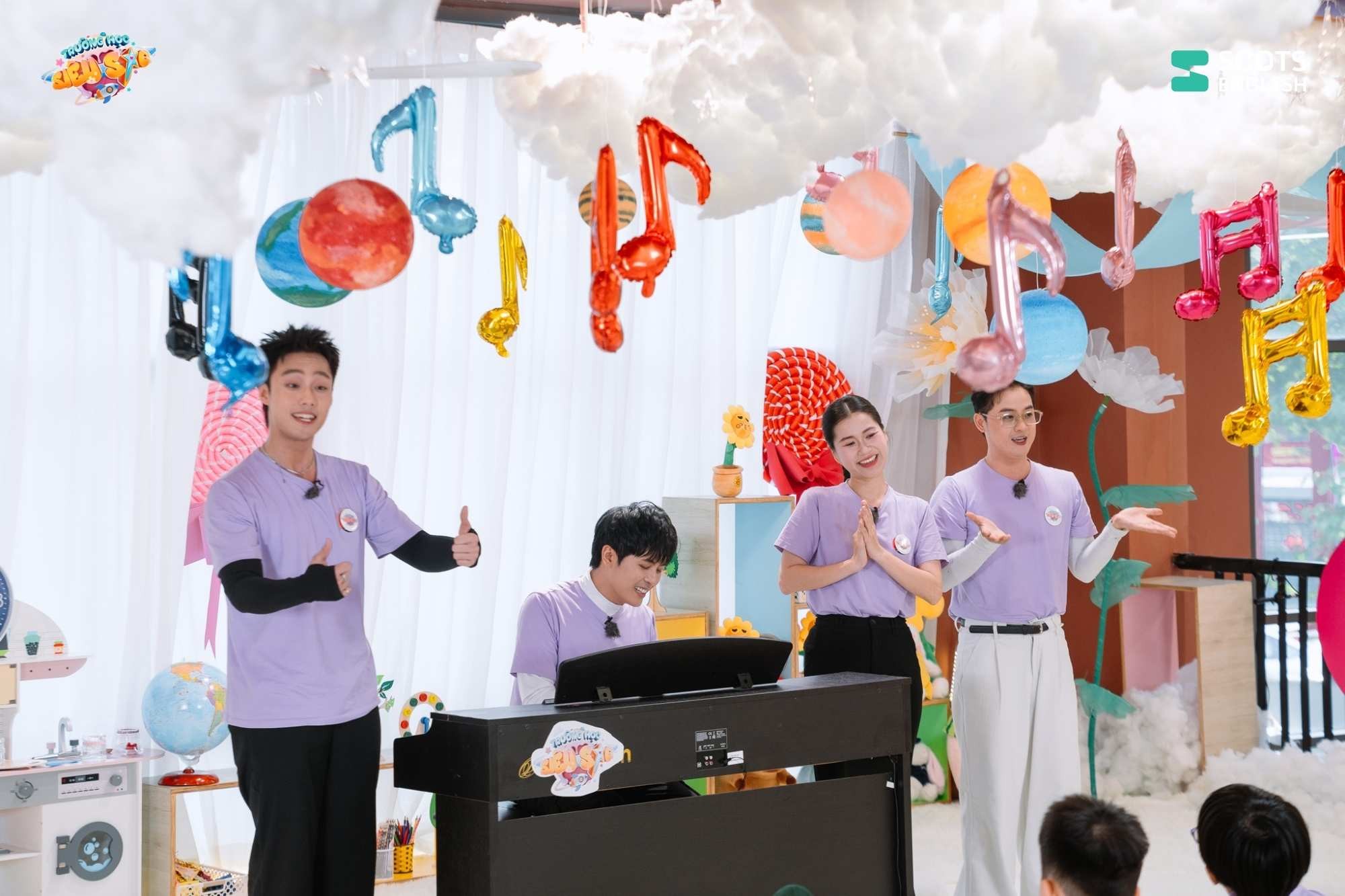 Trường Học Si&ecirc;u Sao Tập 5: Giờ học nhạc bất ổn, thầy c&ocirc; to&aacute;t mồ h&ocirc;i y&ecirc;u cầu học tr&ograve; hợp t&aacute;c - Ảnh 1.