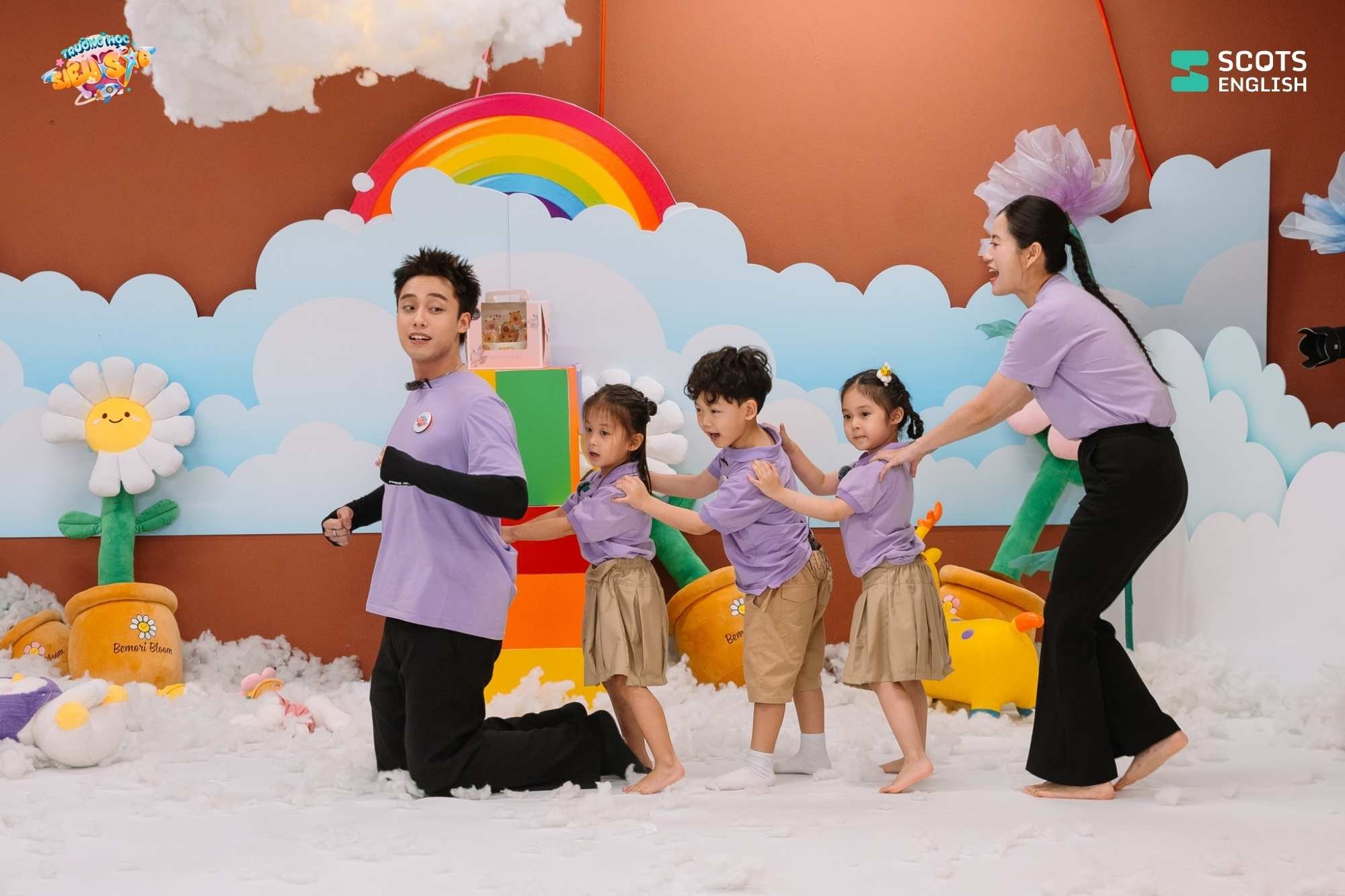 Trường Học Si&ecirc;u Sao Tập 5: Giờ học nhạc bất ổn, thầy c&ocirc; to&aacute;t mồ h&ocirc;i y&ecirc;u cầu học tr&ograve; hợp t&aacute;c - Ảnh 5.