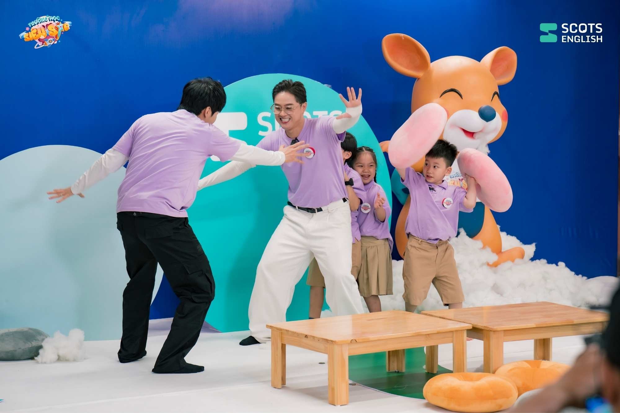 Trường Học Si&ecirc;u Sao Tập 5: Giờ học nhạc bất ổn, thầy c&ocirc; to&aacute;t mồ h&ocirc;i y&ecirc;u cầu học tr&ograve; hợp t&aacute;c - Ảnh 6.