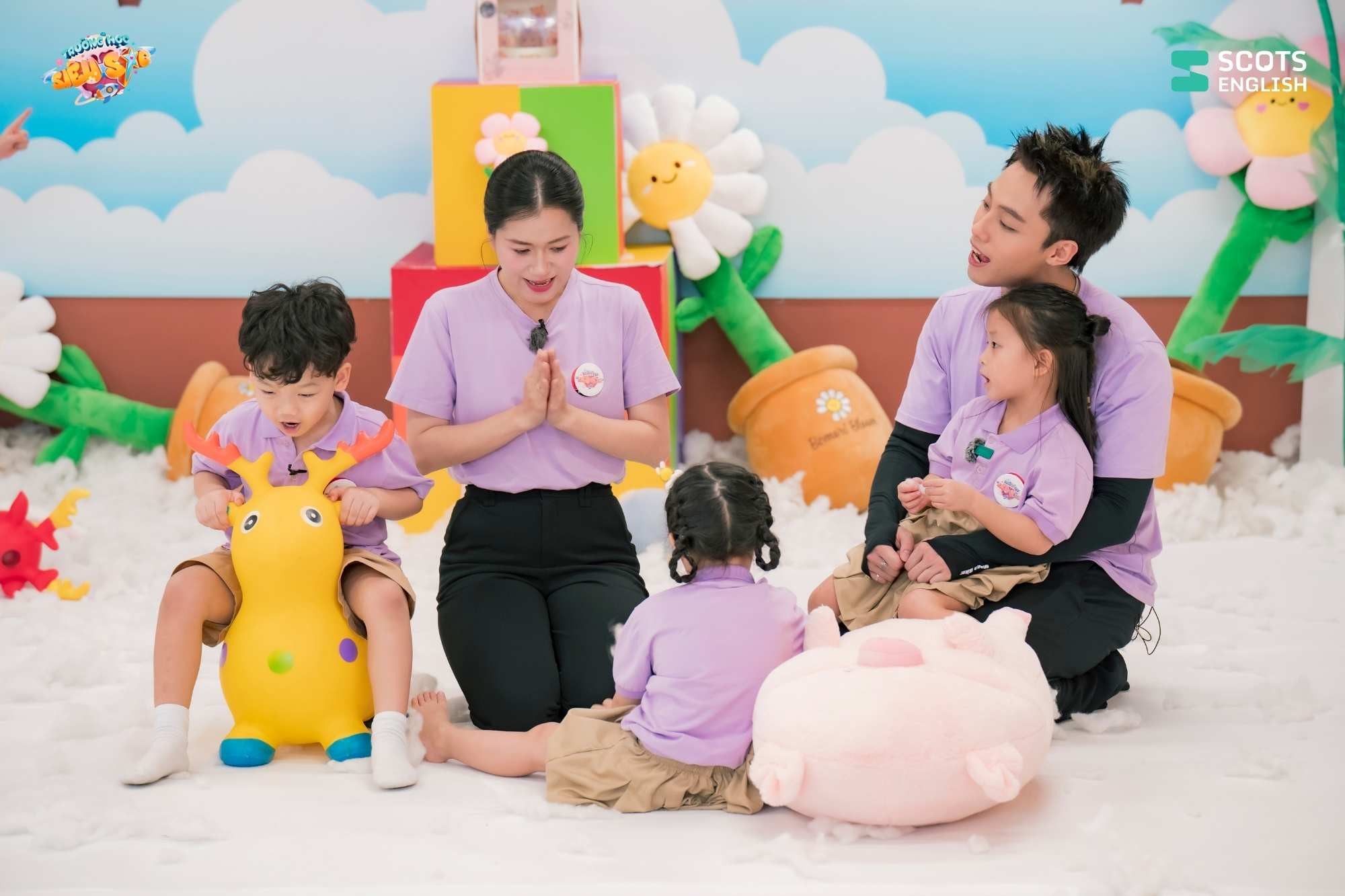 Trường Học Si&ecirc;u Sao Tập 5: Giờ học nhạc bất ổn, thầy c&ocirc; to&aacute;t mồ h&ocirc;i y&ecirc;u cầu học tr&ograve; hợp t&aacute;c - Ảnh 4.