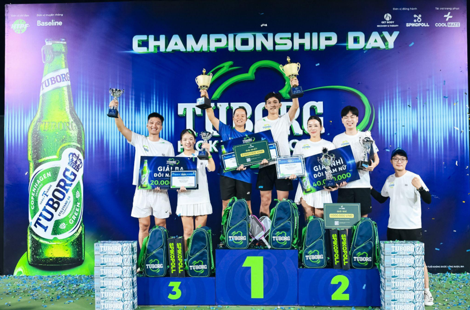 Tuborg Pickleball FINAL Championship gọi t&ecirc;n c&aacute;c vợt thủ kh&ocirc;ng chuy&ecirc;n xuất sắc nhất 'ẵm' 400 triệu đồng- Ảnh 6.
