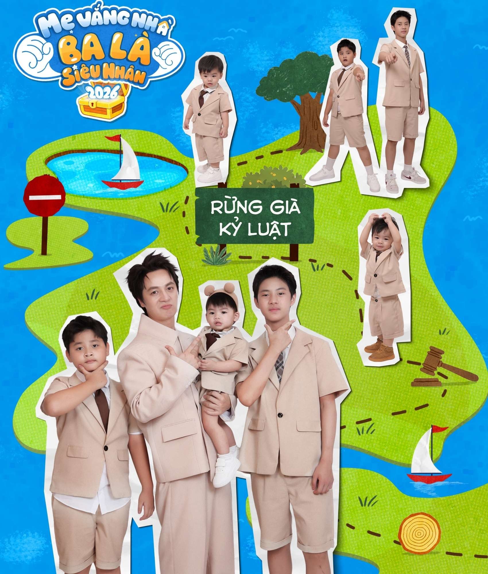 'Mẹ Vắng Nh&agrave; Ba L&agrave; Si&ecirc;u Nh&acirc;n 2026': H&agrave;nh tr&igrave;nh 'truy t&igrave;m kho b&aacute;u' của c&aacute;c &ocirc;ng bố ch&iacute;nh thức bắt đầu - Ảnh 3.