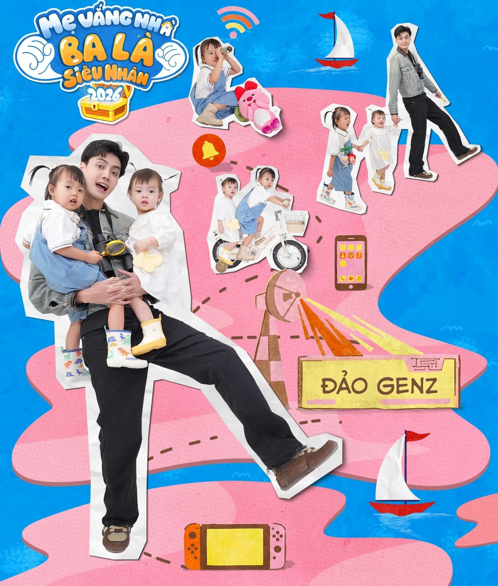 'Mẹ Vắng Nh&agrave; Ba L&agrave; Si&ecirc;u Nh&acirc;n 2026': H&agrave;nh tr&igrave;nh 'truy t&igrave;m kho b&aacute;u' của c&aacute;c &ocirc;ng bố ch&iacute;nh thức bắt đầu - Ảnh 5.