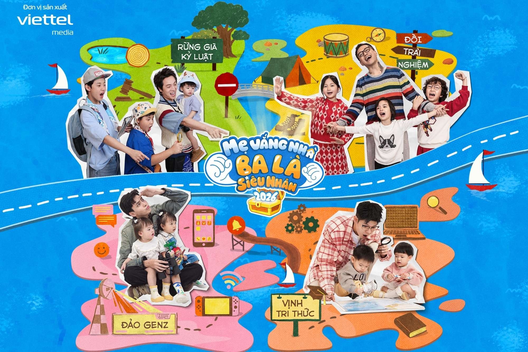 'Mẹ Vắng Nh&agrave; Ba L&agrave; Si&ecirc;u Nh&acirc;n 2026': H&agrave;nh tr&igrave;nh 'truy t&igrave;m kho b&aacute;u' của c&aacute;c &ocirc;ng bố ch&iacute;nh thức bắt đầu - Ảnh 1.