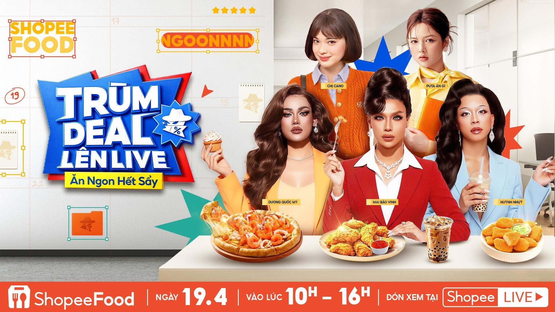 C&aacute;ch săn deal ăn ngon, gi&aacute; hời qua Tr&ugrave;m Deal L&ecirc;n Live của ShopeeFood - Ảnh 3.