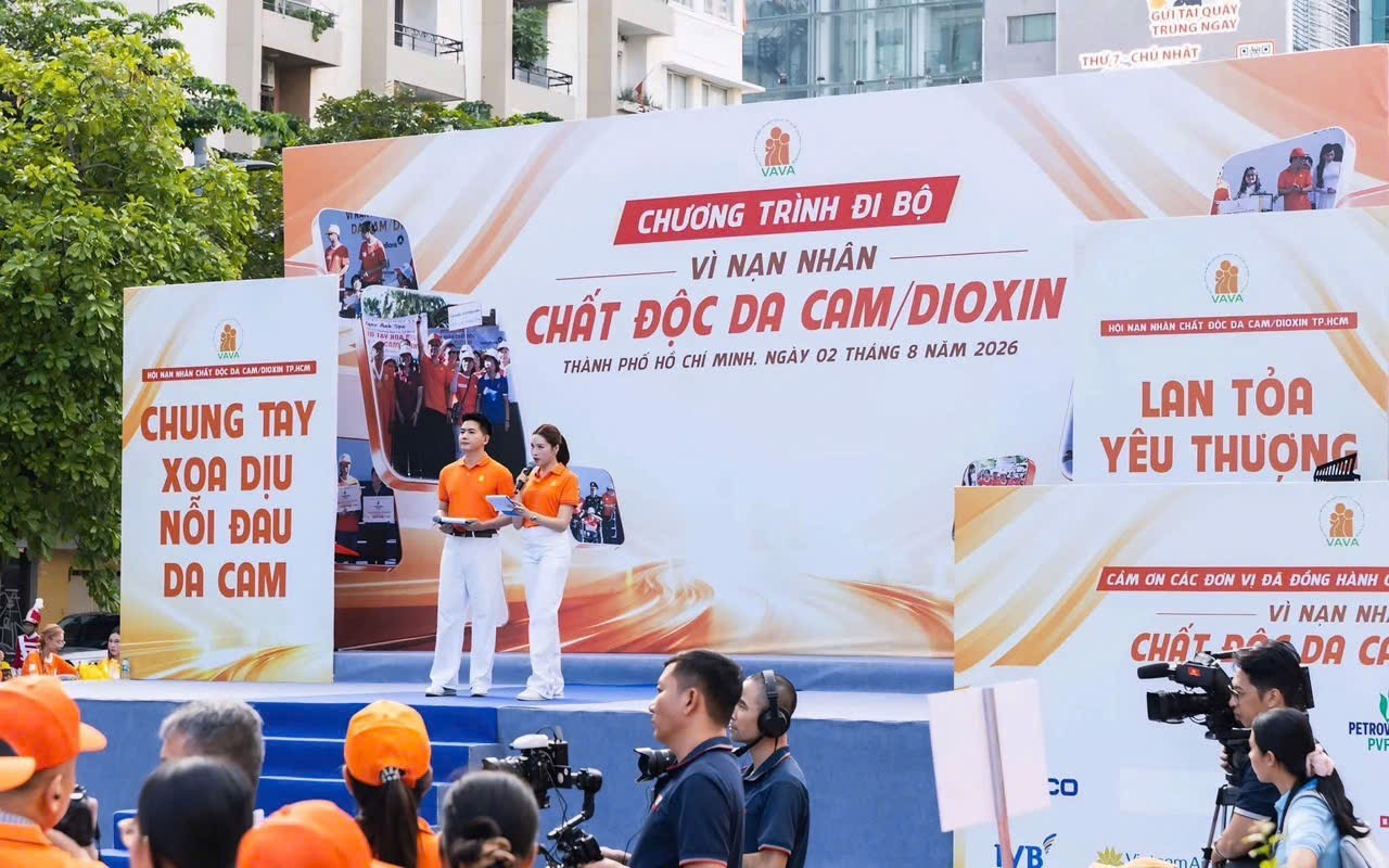 MC Tấn Ngà đồng hành cùng 'Đi bộ vì nạn nhân chất độc da cam' 2026 - Ảnh 3.