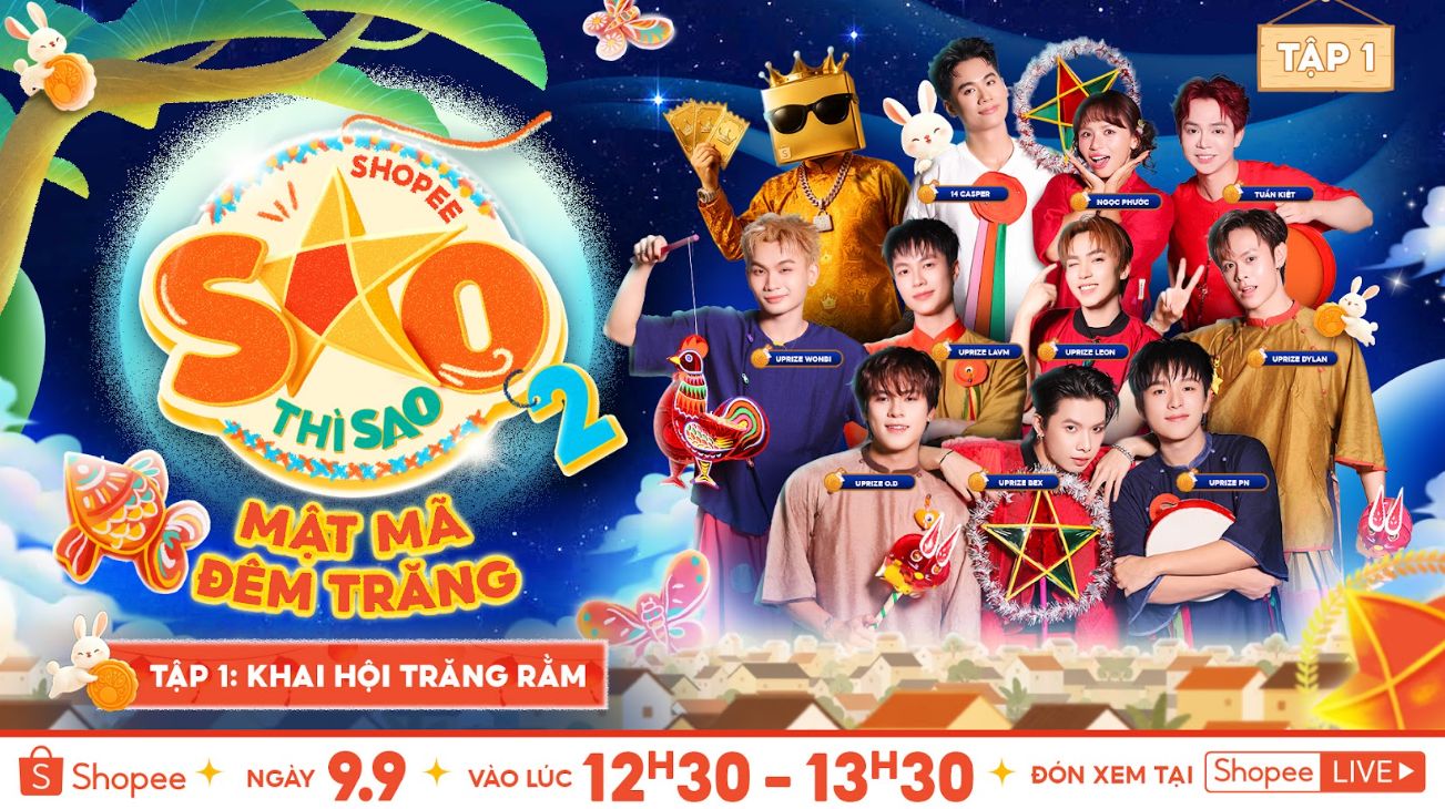 Săn sale 9/9 tr&ecirc;n Shopee: 'Đại tiệc' livestream kh&ocirc;ng thể bỏ lỡ với d&agrave;n sao hội tụ, ưu đ&atilde;i b&ugrave;ng nổ- Ảnh 2.