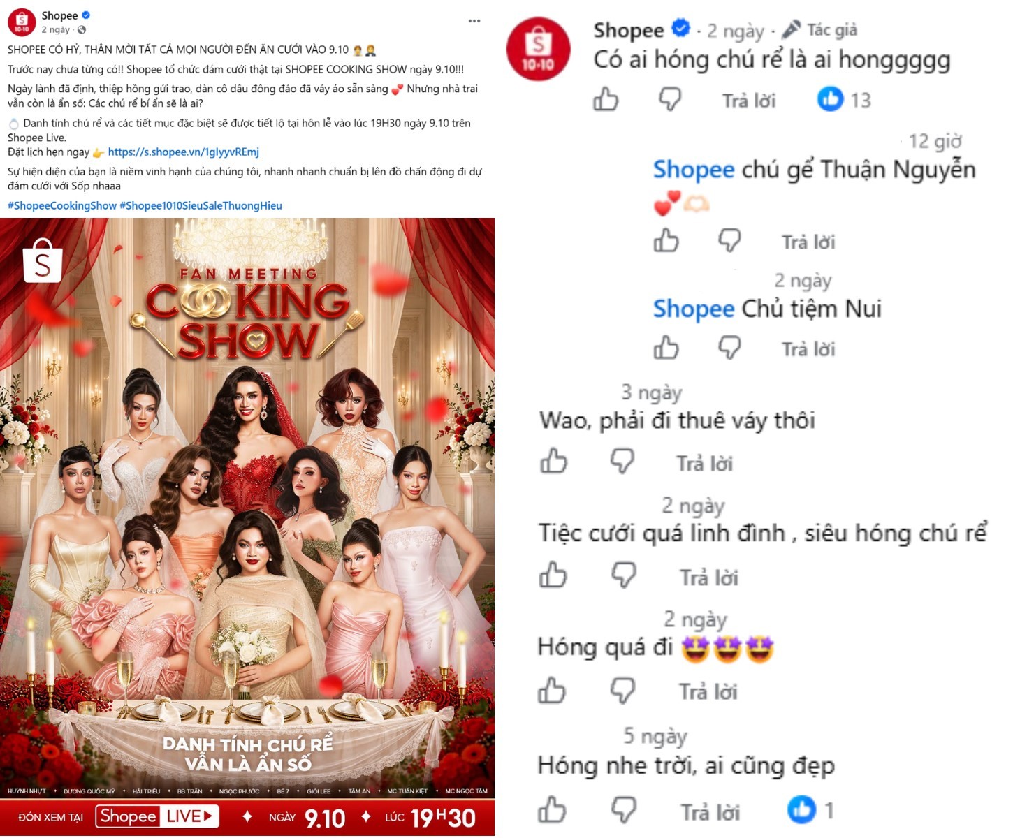 10.10 hẹn nhau trên Shopee: Chuỗi livestream giải trí và ưu đãi xuyên ngày - Ảnh 2.
