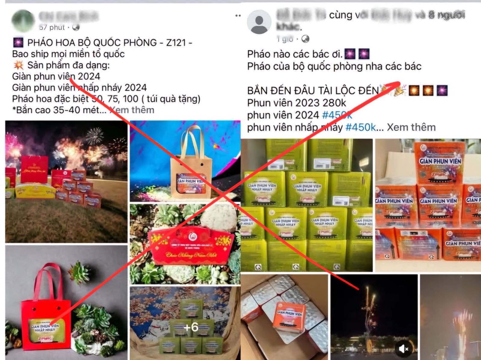 Rao Bán Pháo Hoa Trên Mạng: Hành Vi Vi Phạm Luật Pháp Có Thể Bị Xử Lý Nghiêm- Ảnh 1. Người dân là cá nhân không được phép kinh doanh pháo hoa Bộ Quốc phòng.