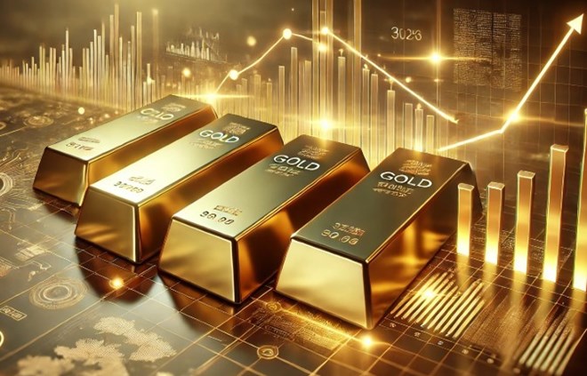 Giá vàng sáng 12/2: Vàng nhẫn giảm mạnh, thị trường trong nước điều chỉnh giảm- Ảnh 2. Giá vàng nhẫn tròn 9999, thường được nhiều nhà đầu tư nhỏ lẻ quan tâm, ghi nhận mức giảm mạnh nhất trong phiên sáng nay.