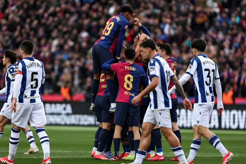 Barcelona đại thắng Real Sociedad, lấy lại ngôi đầu La Liga- Ảnh 1. Blaugrana có chiến thắng dễ dàng trước Real Sociedad.